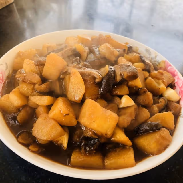 香菇燉土豆