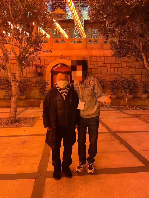 曾志偉被偶遇：又瘦又矮頭髮花白威風不起來，與譚詠麟相差甚遠