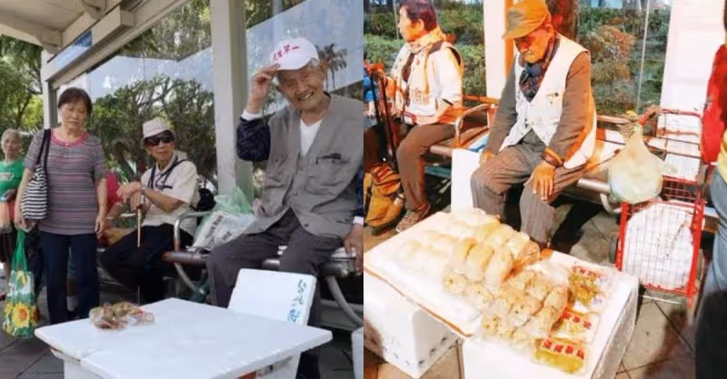 105歲爺爺上街含淚賣饅頭「沒賣完不敢回家」熟客心疼「老邁身軀撐起一個家」