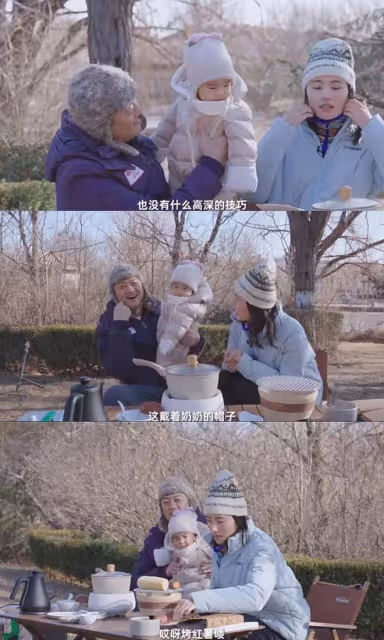 李亞鵬做氣候觀測，親吻女兒臉頰，與海哈金喜煲湯烤紅薯恬淡溫馨