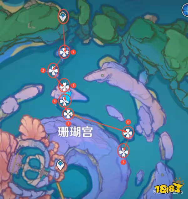 原神珊瑚真珠採集分布圖 珊瑚真珠速刷路線大全