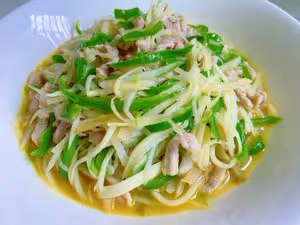 【水中人參】青椒茭白榨菜肉絲