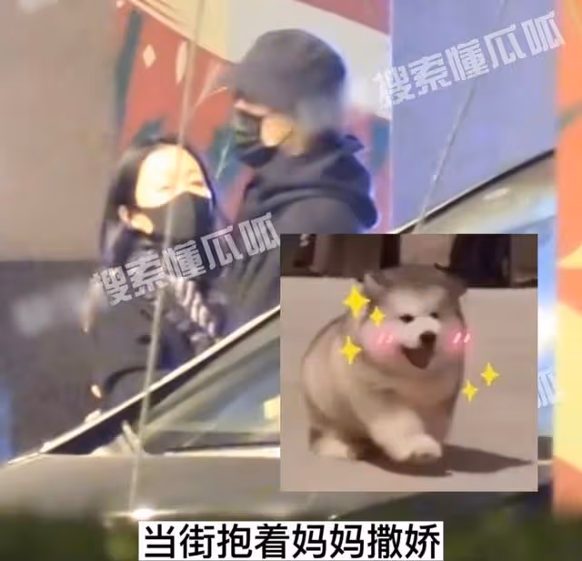 陳凱歌大兒子回國罕露面，54歲陳紅與幼子街頭擁抱，黃曉明顯紳士