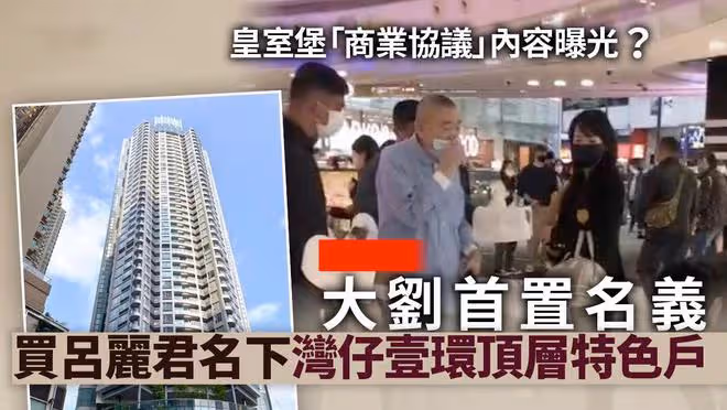 港媒曝劉鑾雄與呂麗君合同內容,大劉購買舊愛房產,助其度過危機