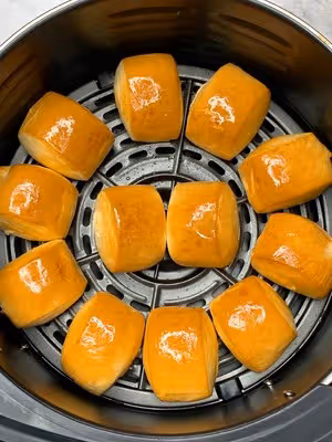 空氣炸鍋別閒置了！超級好吃的烤奶香饅頭