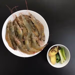 白灼蝦（活蝦煮出來好甜）