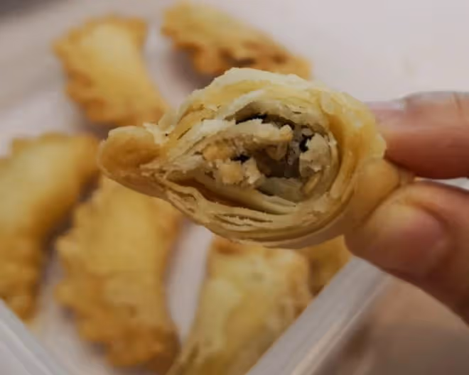 新年點心:懷舊油角(酥脆版)