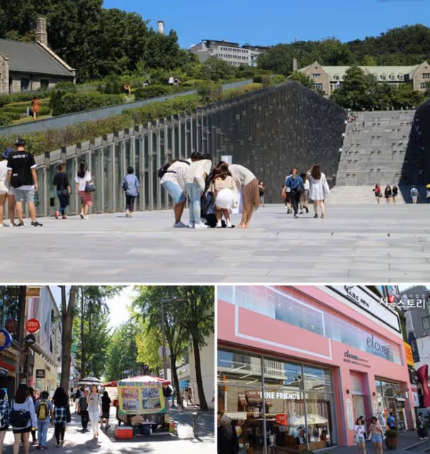 永遠充滿年輕活力的地方:韓國新村大學街
