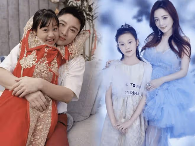 李小璐帶女兒滑雪，10歲甜馨身高快趕上媽媽，360度轉彎動作絲滑