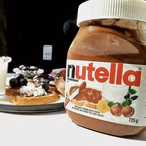 nutella 香蕉巧克力三明治