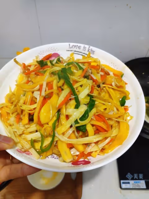 清炒菠蘿蜜絲