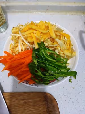 清炒菠蘿蜜絲