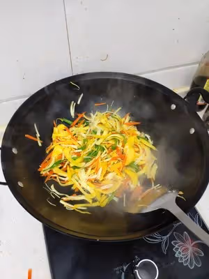 清炒菠蘿蜜絲