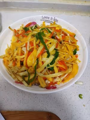 清炒菠蘿蜜絲