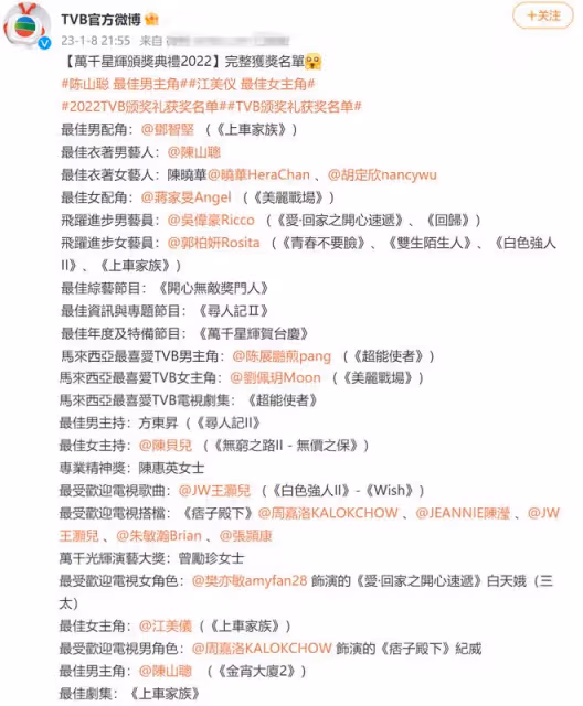 恭喜！吳君如前弟媳勇奪視後激動大哭，一度得罪高層被TVB封殺