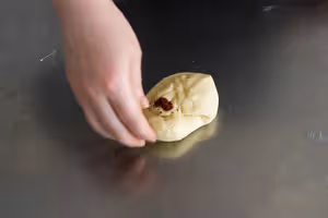 兔然暴富 兔子形狀的奶香小饅頭