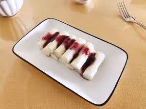 蒸山藥(山藥、藍梅醬)