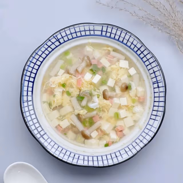 菌菇豆腐湯