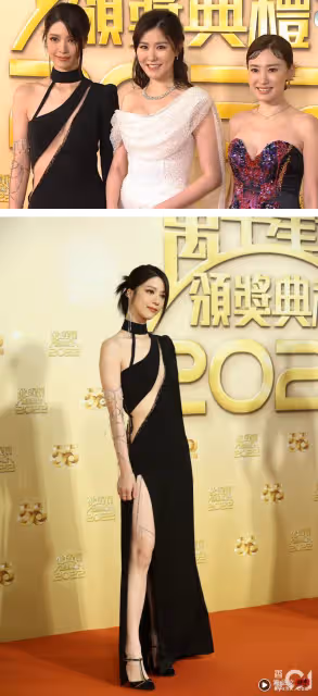萬千星輝 ｜ 尷尬了！胡定欣和港姐冠軍撞衫！「一刀劈」斗曬美胸