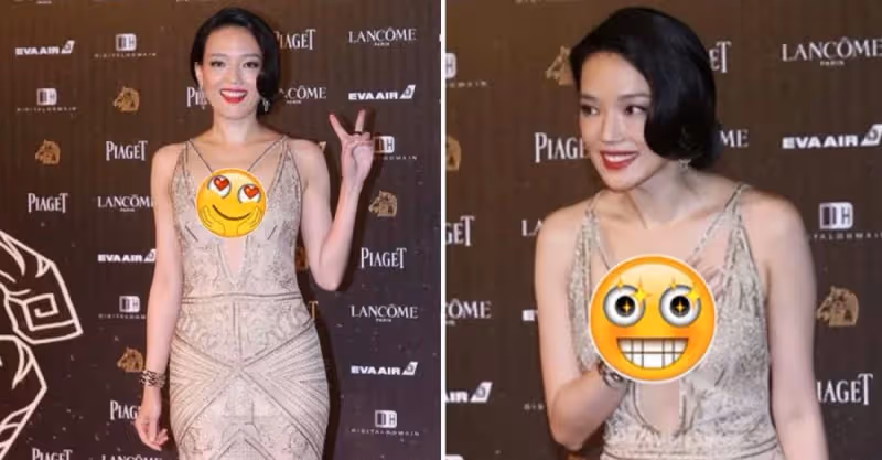 舒淇不愧是模特出身，穿「魚鱗裙」高級又霸氣，美得讓人移不開眼