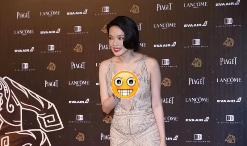 舒淇不愧是模特出身,穿「魚鱗裙」高級又霸氣,美得讓人移不開眼