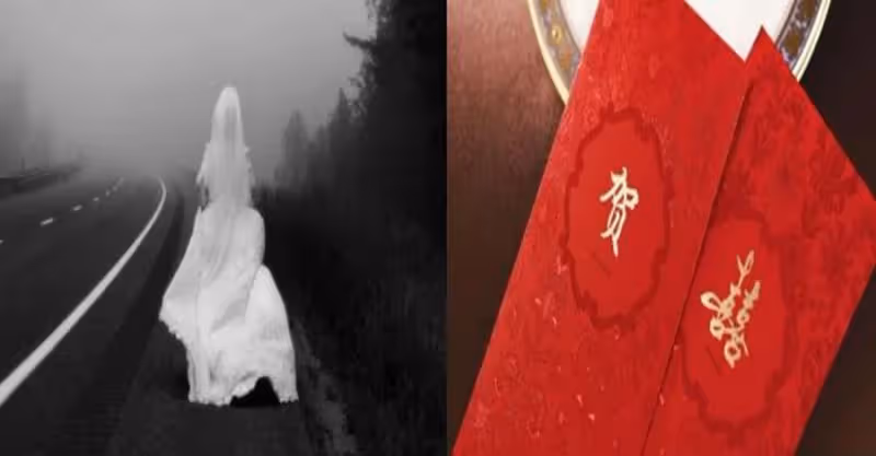 背著男朋友和別人結婚，婚禮當天有人塞給我2萬的大紅包，打開後，我成了落跑新娘