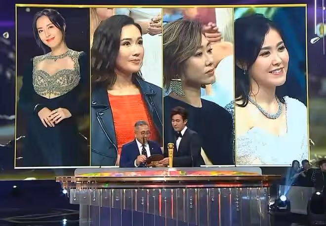 港媒曝胡定欣當眾黑臉,疑因落選TVB獎項導致,神情不屑很不開心