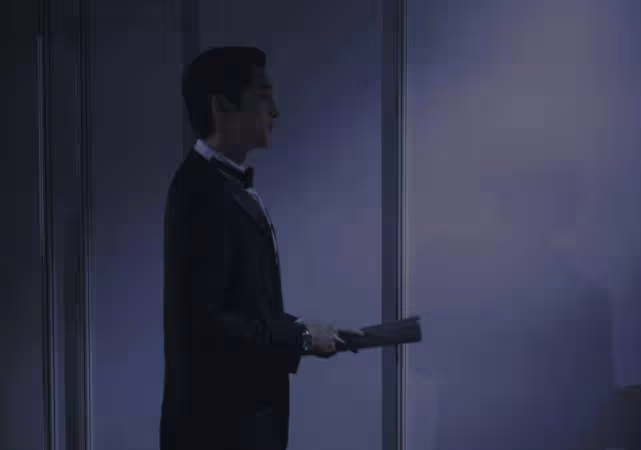 39歲胡歌出席活動，被安排和模特互動，對方穿著大膽時尚顯尷尬