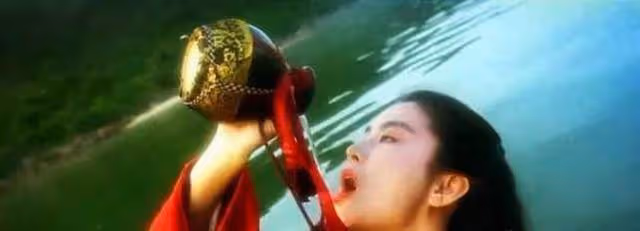 電影史上無法超越的瞬間：朱茵眨眼，林青霞喝酒，張子楓的笑