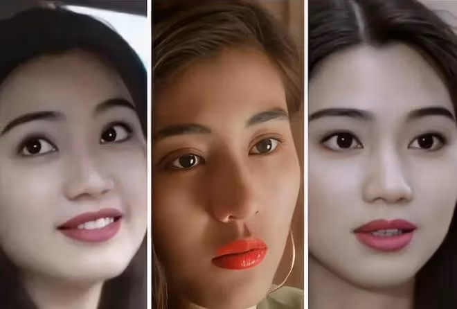 有人說長臉型不好看,但李嘉欣是長臉型,當年成為香港第一大美女