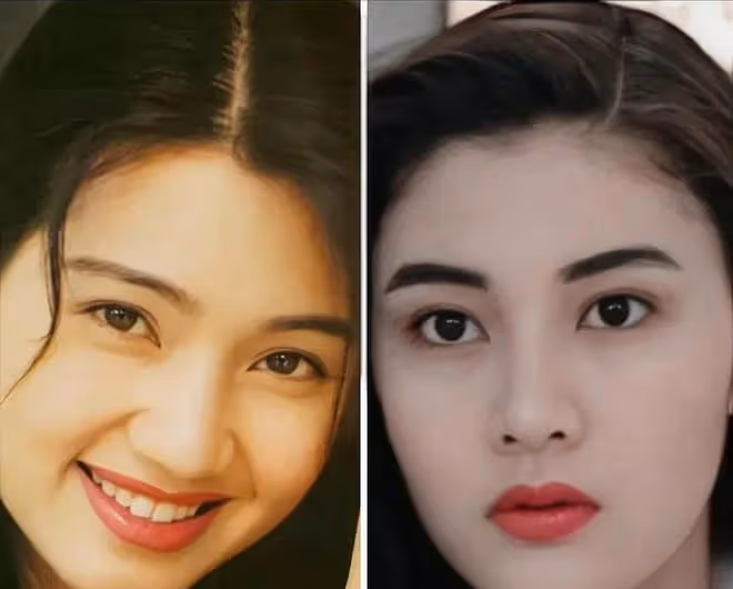 有人說長臉型不好看,但李嘉欣是長臉型,當年成為香港第一大美女