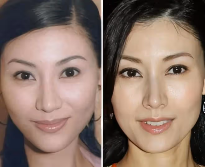 有人說長臉型不好看，但李嘉欣是長臉型，當年成為香港第一大美女