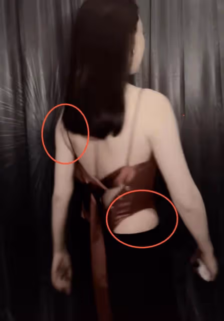 41歲馬蘇穿弔帶秀身材，手臂和腰腹部被勒出贅肉，被指是虎背熊腰