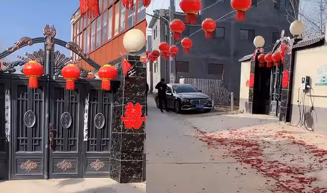 大衣哥為兒子低調辦結婚儀式：陳萌現場怒目圓瞪，似乎不太開心