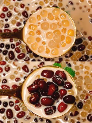 超好喝的小甜品～紅豆西米露！