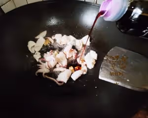 香爆的♨荷蘭豆炒魷魚「減鹽清新可口快手輕食小炒」
