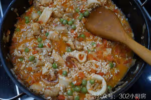 西班牙海鮮飯（paella） <302小廚房>
