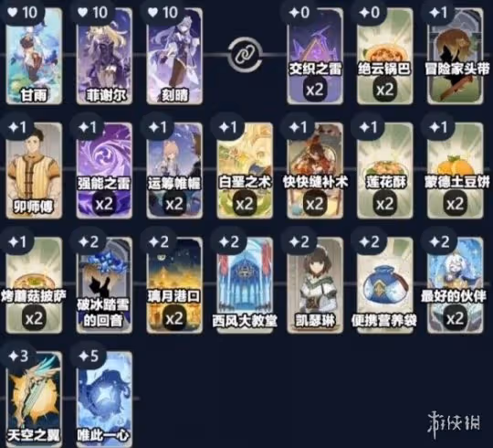 《原神》七聖召喚強力角色推薦 七聖召喚卡牌強力組合推薦