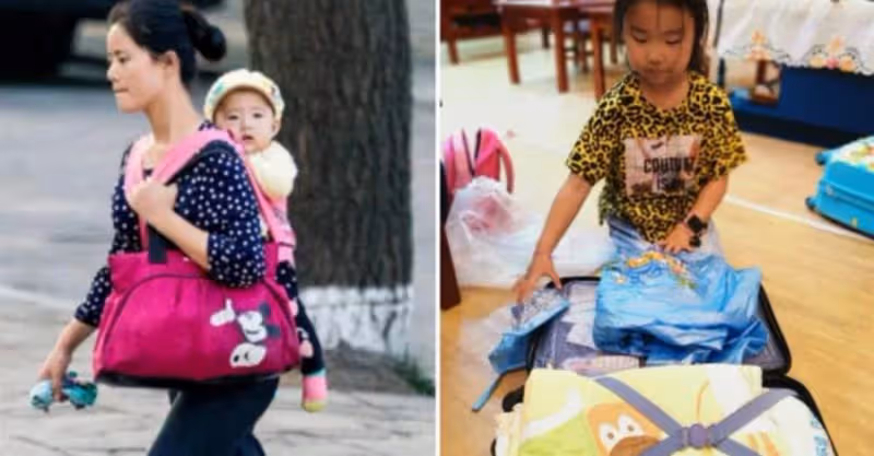 嫂子幫我帶了兩年娃，我給她13萬，她把孩子行李送回來，我打開後卻哭了.