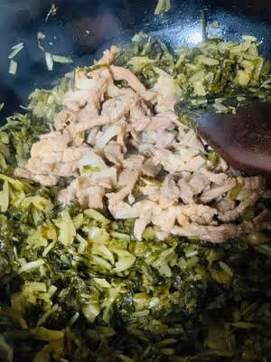 雪菜肉絲麵（特別開胃）