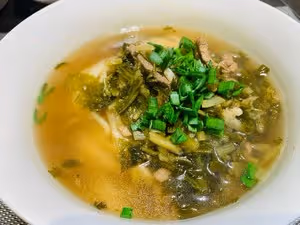 雪菜肉絲麵（特別開胃）