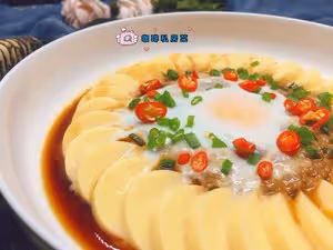玉子豆腐蒸肉沫