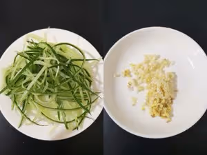 芝麻醬拌三絲（想像不到的好吃）