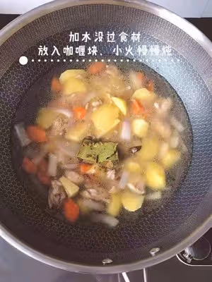 咖喱土豆雞肉蓋澆飯