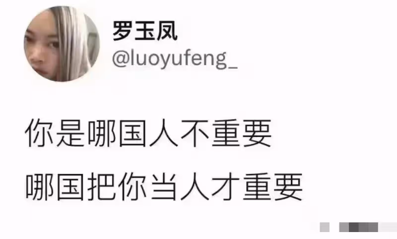 鳳姐:用中文發感慨,疑似在美國被人欺負不受尊重,後悔出國了!