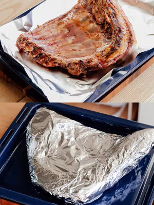 酥香烤羊排