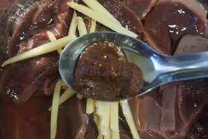 爆炒羊肝