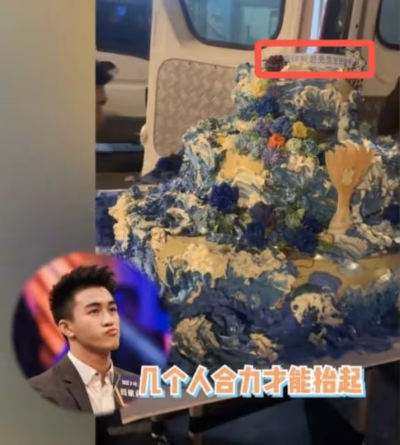 奚夢瑤為何猷君慶祝28歲生日,夫妻倆與超大蛋糕合影,身高差搶鏡