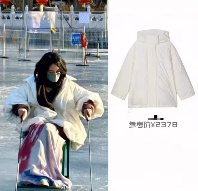 周迅在什剎海玩溜冰！穿千元衣嬌俏似少女，與小13歲男友感情穩定