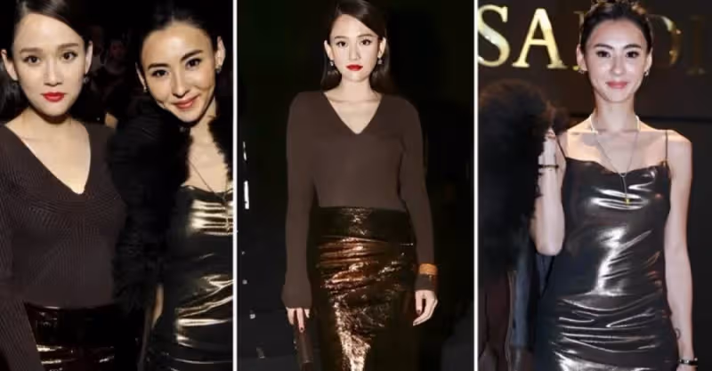 43歲陳喬恩和42歲張柏芝，同框比美，相差一歲狀態卻截然不同